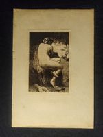 Radierung Paris 1873 mit Herkunftsnachweis Dokumentation