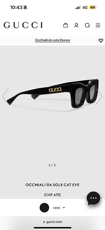 Occhiali & Lenti: Sunglasses CAT EYE GUCCI – Usato da S. Antonino venduto da gio_q2dl 1