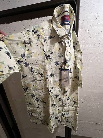 Linen Club - kurzarm Hemd Herren neu mit Etikett (Gr. L/XL) 
