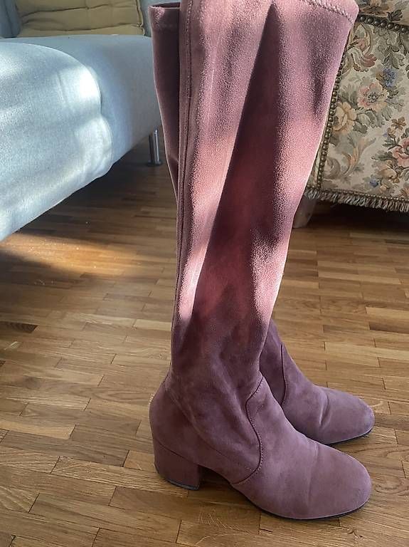 Scarpe da donna: Wildleder Stiefel rosa – Usato da Zürich venduto da sinka 1