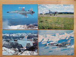 4 AKs Kampfflieger Armee Schweiz Tiger II Mirage