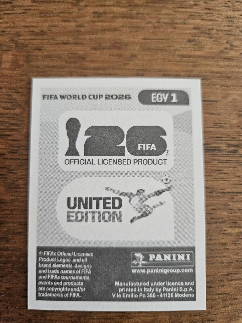 Panini Carte collezionabili: Panini Sticker WM 2026 - EGY 1 – Nuovo (secondo la descrizione) da Reinach BL venduto da BaselStar 1
