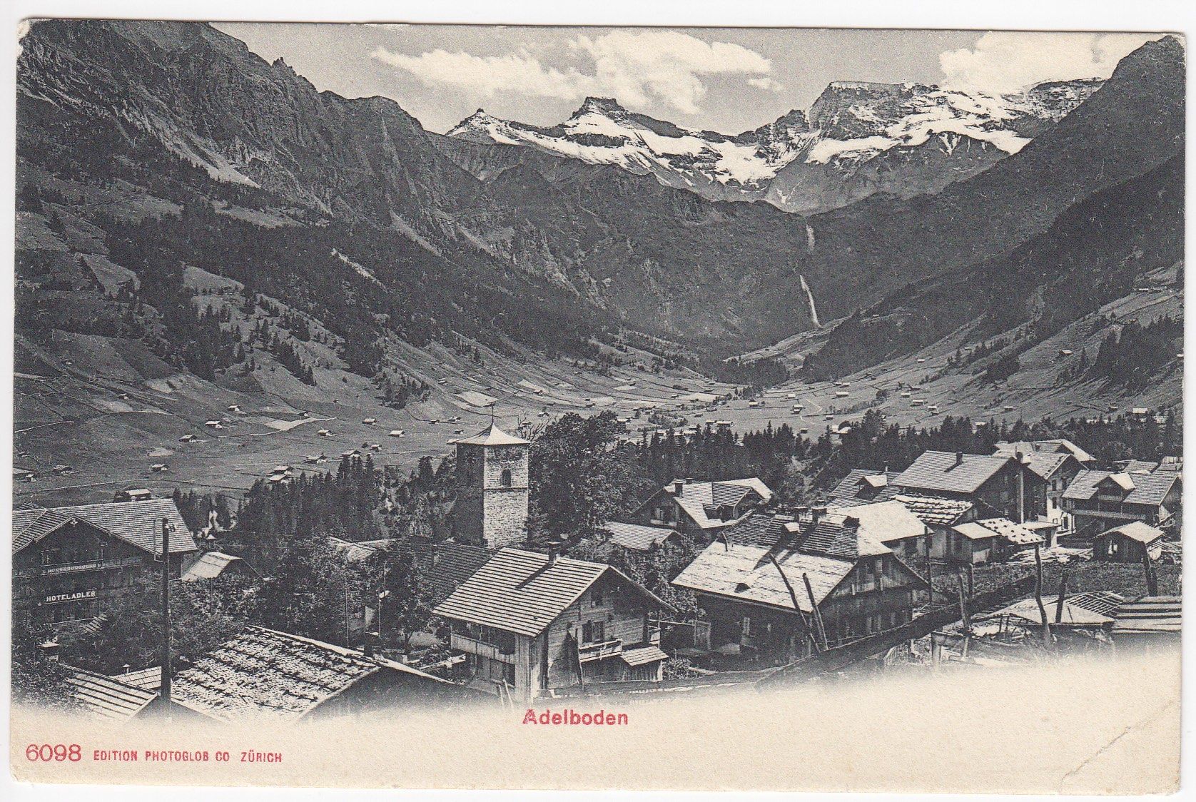 Cartoline postali: Adelboden - alte Ansicht – Usato da Kirchberg BE venduto da Mgh
