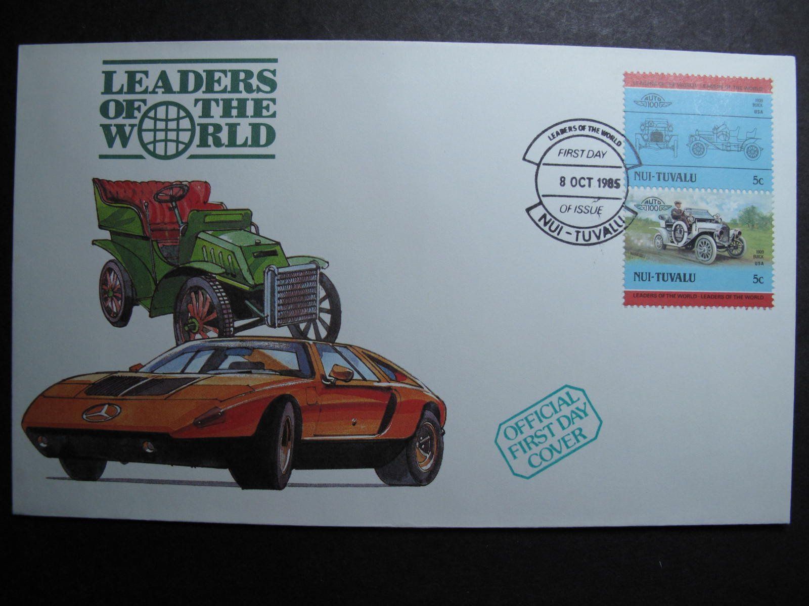 Tutti i francobolli: Auto  Tuvalu 1985 FDC Buick 1909 – Usato da Wil SG venduto da fva01