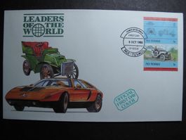 Auto  Tuvalu 1985 FDC Buick 1909