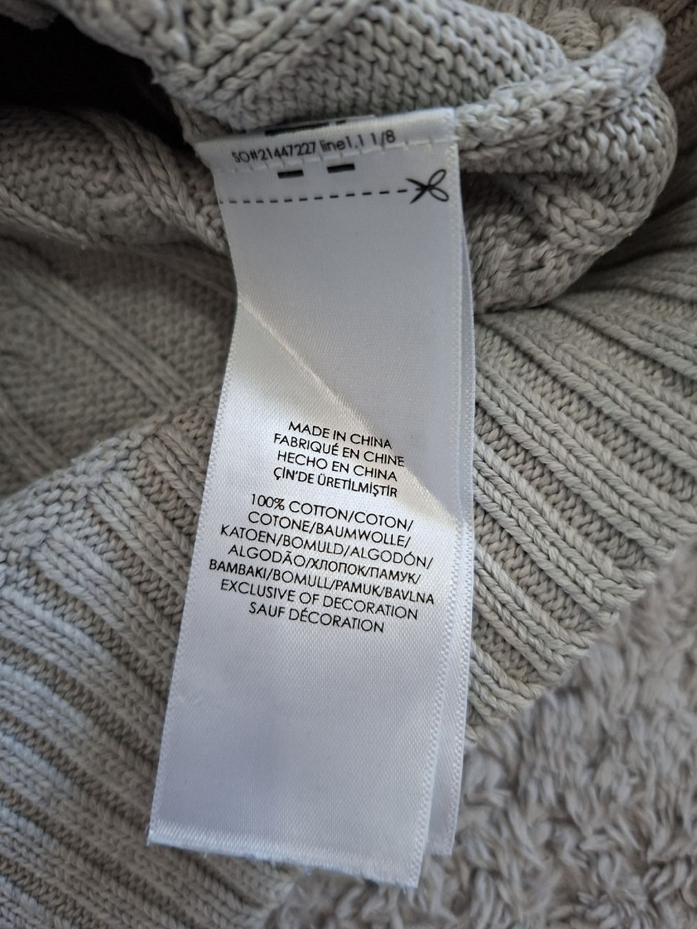 Ralph Lauren Pulls & Sweat-shirts: Pull torsadée Ralph Lauren gris coton taille S  – D'occasion à Renens VD par ser_j2fn 5