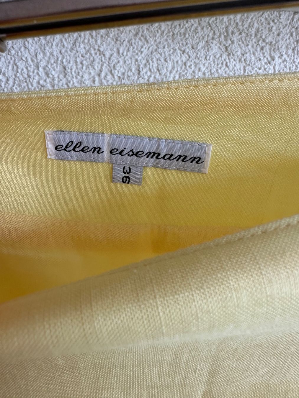 Gonne: Leinenrock Ellen Eisemann 36 gelb – Usato da Rothenburg venduto da wer_g9fd 3