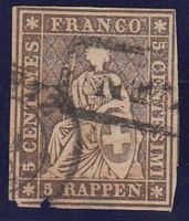 Zunr. 22G/SH 22B4 Strubel sig. Hermann, Stempel Steinen