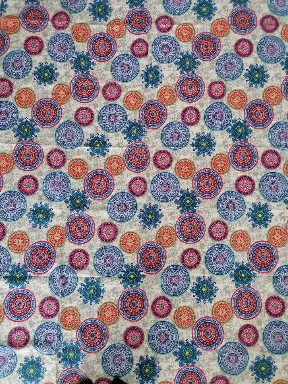 Tessuti: Stoff Mandala 130x220cm Baumwollmix – Nuovo (secondo la descrizione) da Gerolfingen venduto da oceanblue 1