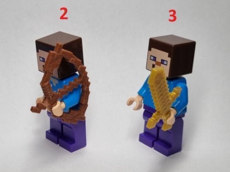 Lego Kit di costruzioni: LEGO Minecraft min009 Steve mit Werkzeug/Waffe – Usato da Basadingen venduto da NekoBricks 3