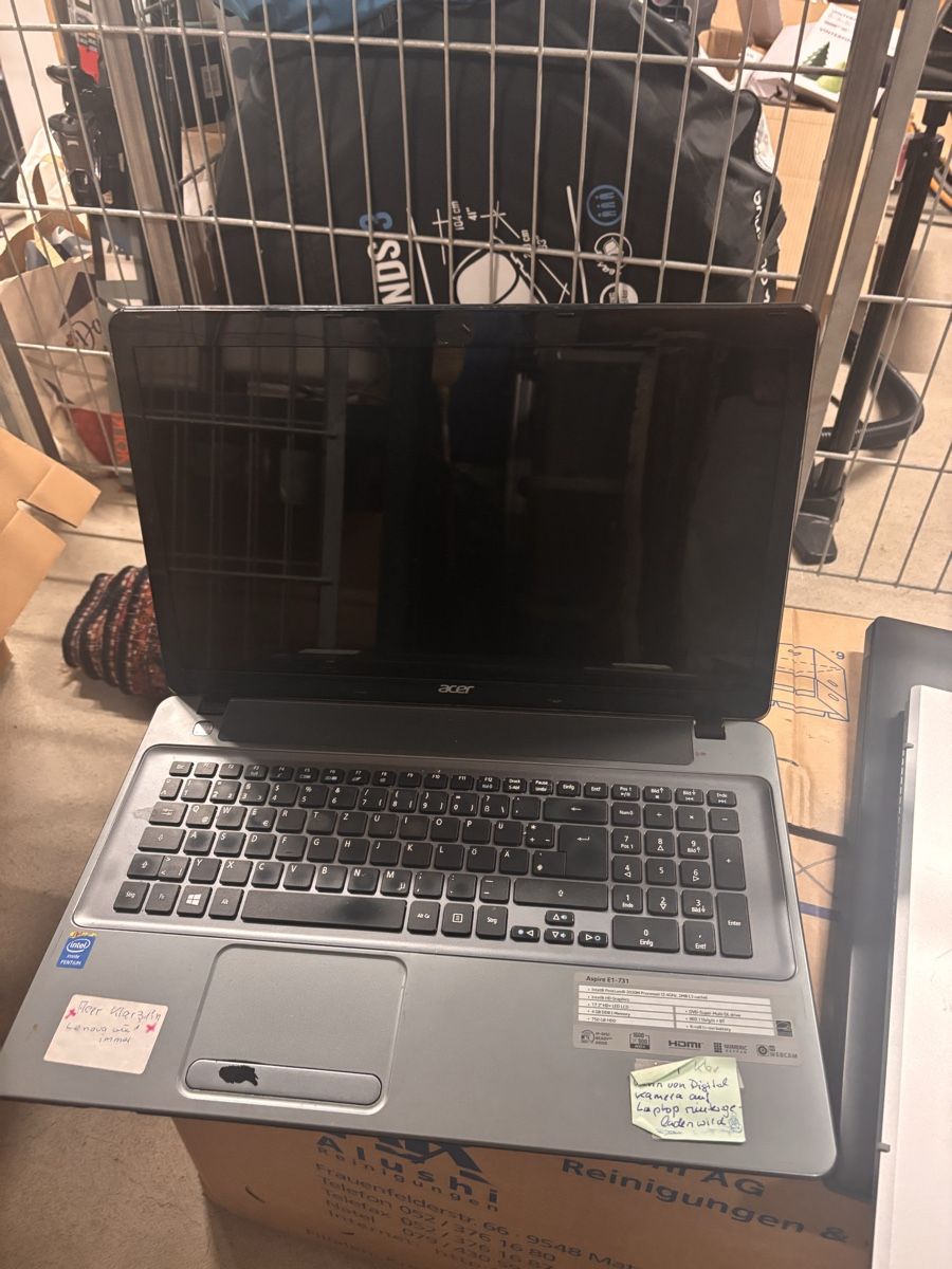Acer Notebook: Acer Laptop grau gebraucht  – Difettoso da Kreuzlingen venduto da Floh_Markteo