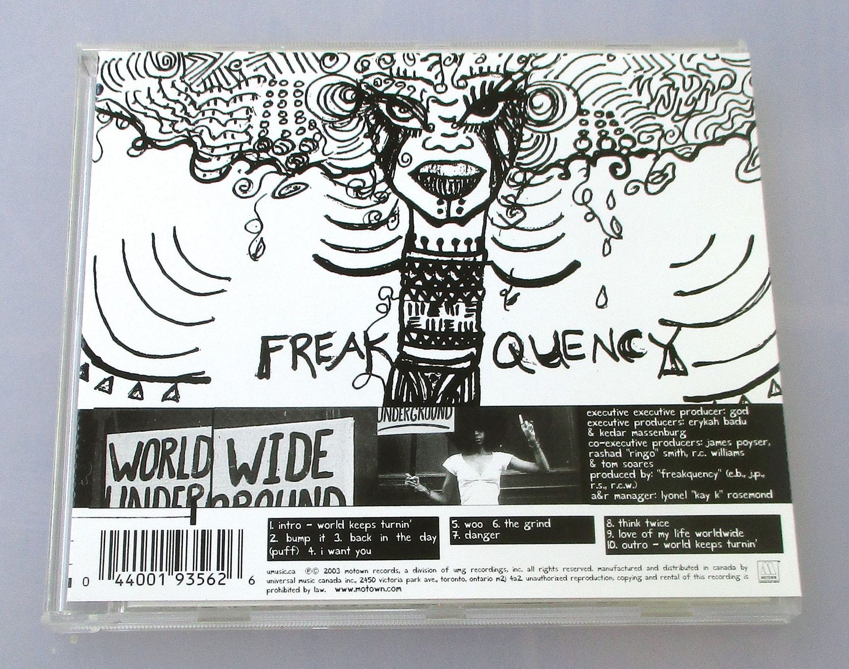 CDs: ERYKAH BADU - Worldwide Underground – Gebraucht aus Wattwil von Muriel11 1