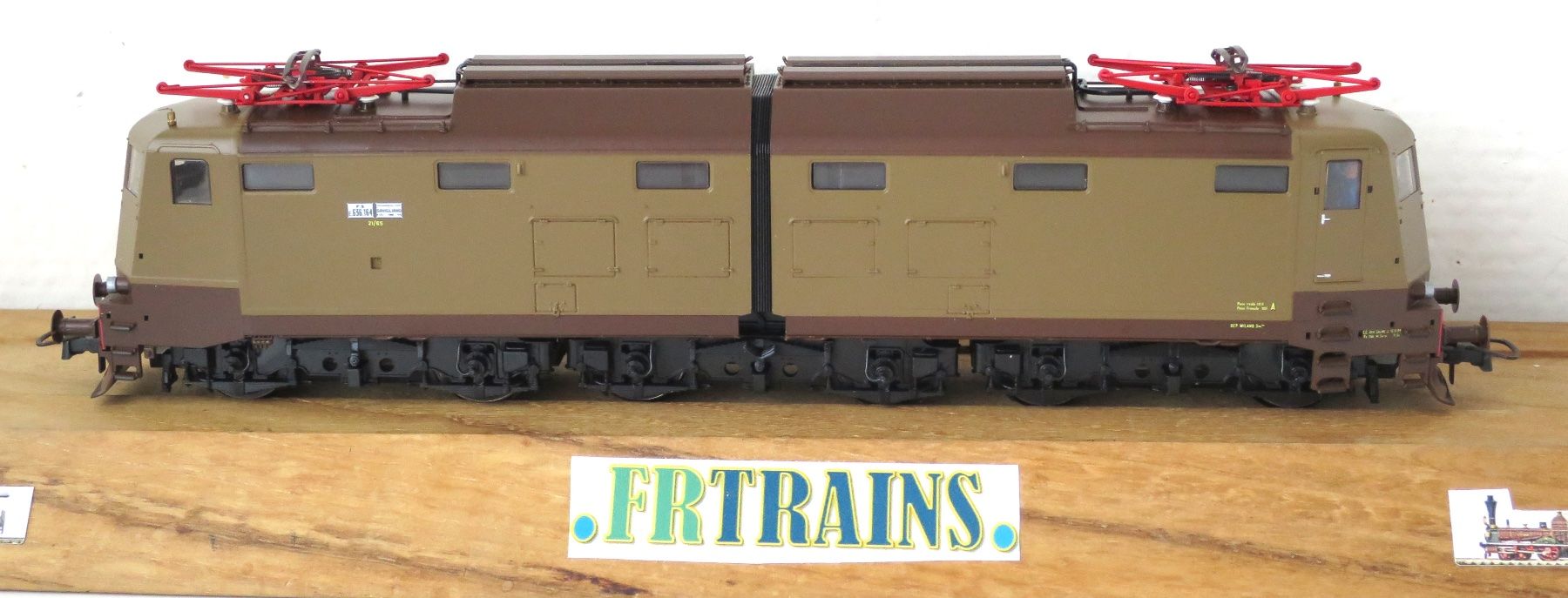 Roco Modellini di ferrovie: ROCO 63888 DIGITAL FS MOTRICE E 636.164  BRUNE – Usato da Gland venduto da FRtrains 2