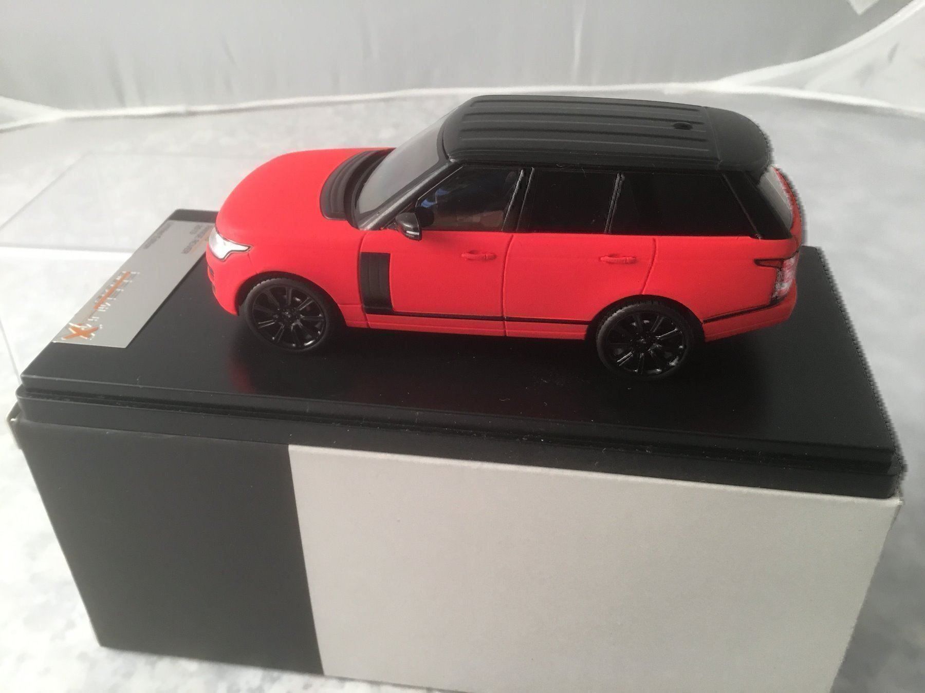 Modellautos: Range Rover, 1:43, rot matt – Neu und originalverpackt aus Erlenbach im Simmental von Model_box 1