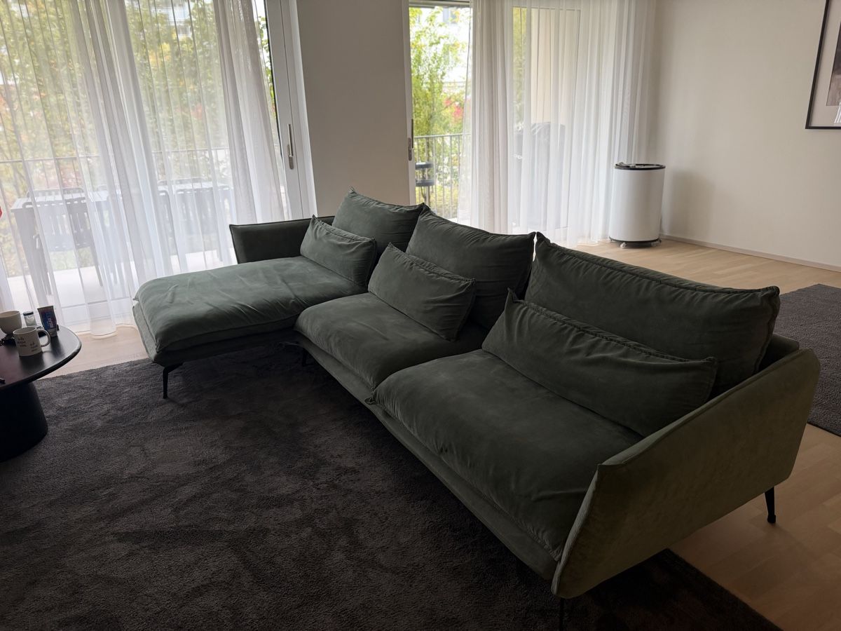 Sofas: HOM‘IN Ecksofa Grün – Gebraucht aus Kriens von Milaaan 3