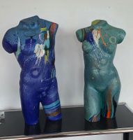 2 Torso Dekofiguren