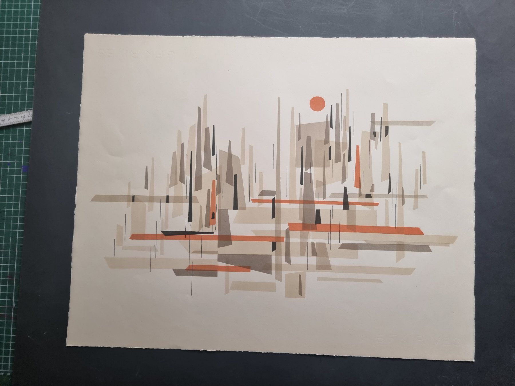 Grafica & Litografie: ROBERT SALOMON GESSNER LITHOGRAPHIE GRÖSSE 57X45CM – Usato da Gersau venduto da grafik-kunst