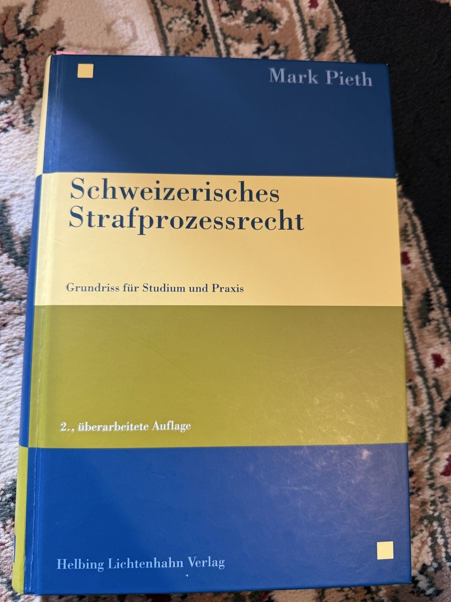 Libri: Schweizerisches Strafprozessrecht – Usato da Luzern venduto da bia_v2fl