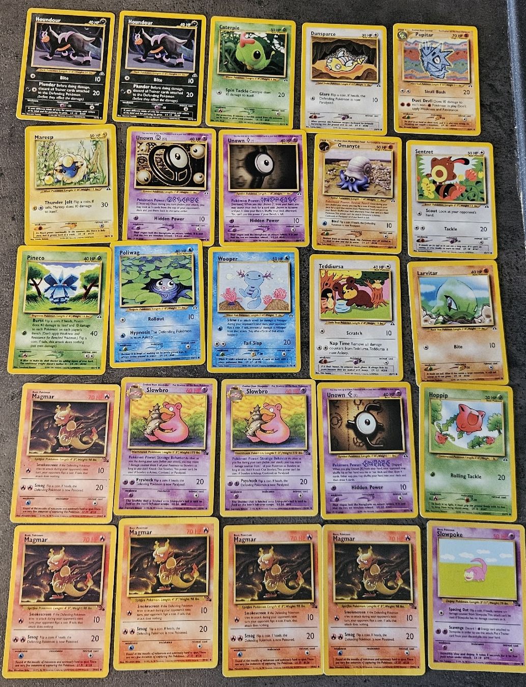 Pokémon Carte collezionabili: Set de base,Jungle,Neo,Fossil...170x  – Usato da les verrieres venduto da atom82 3