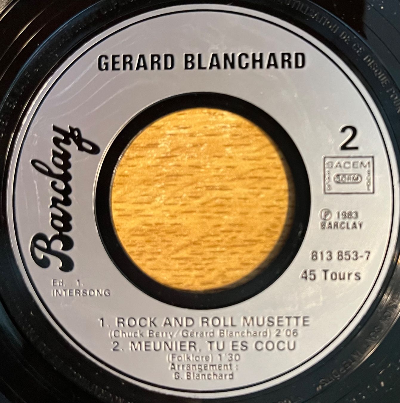 Dischi in vinile: BLANCHARD - PAPOUS – Usato da Bussigny venduto da vinyl-pas-cher 3