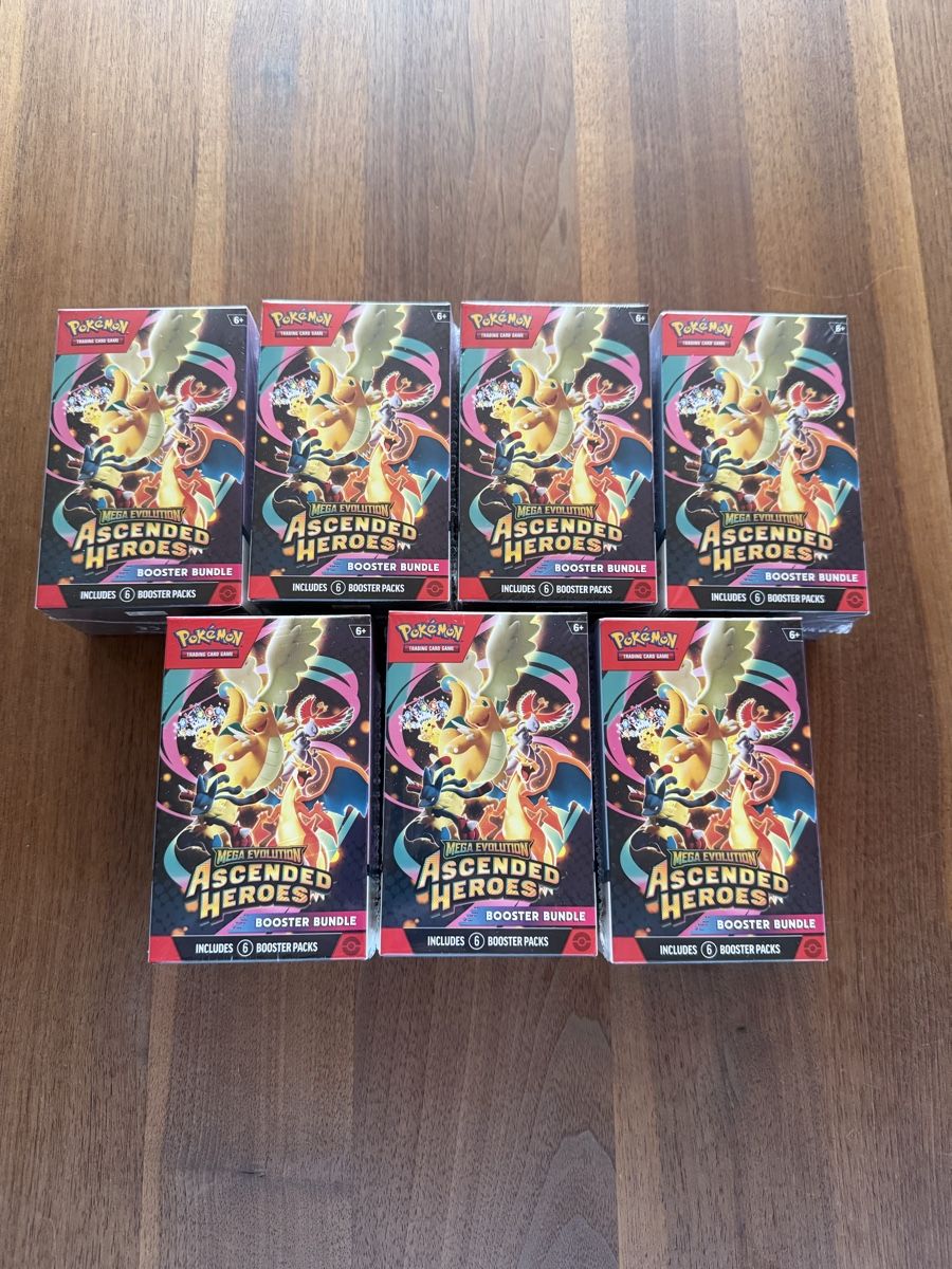 Pokémon Carte collezionabili: Ascended Heroes Booster Bundle Englisch 7X OVP  – Nuovo e nell'imballaggio originale da Embrach venduto da Fcbayern187