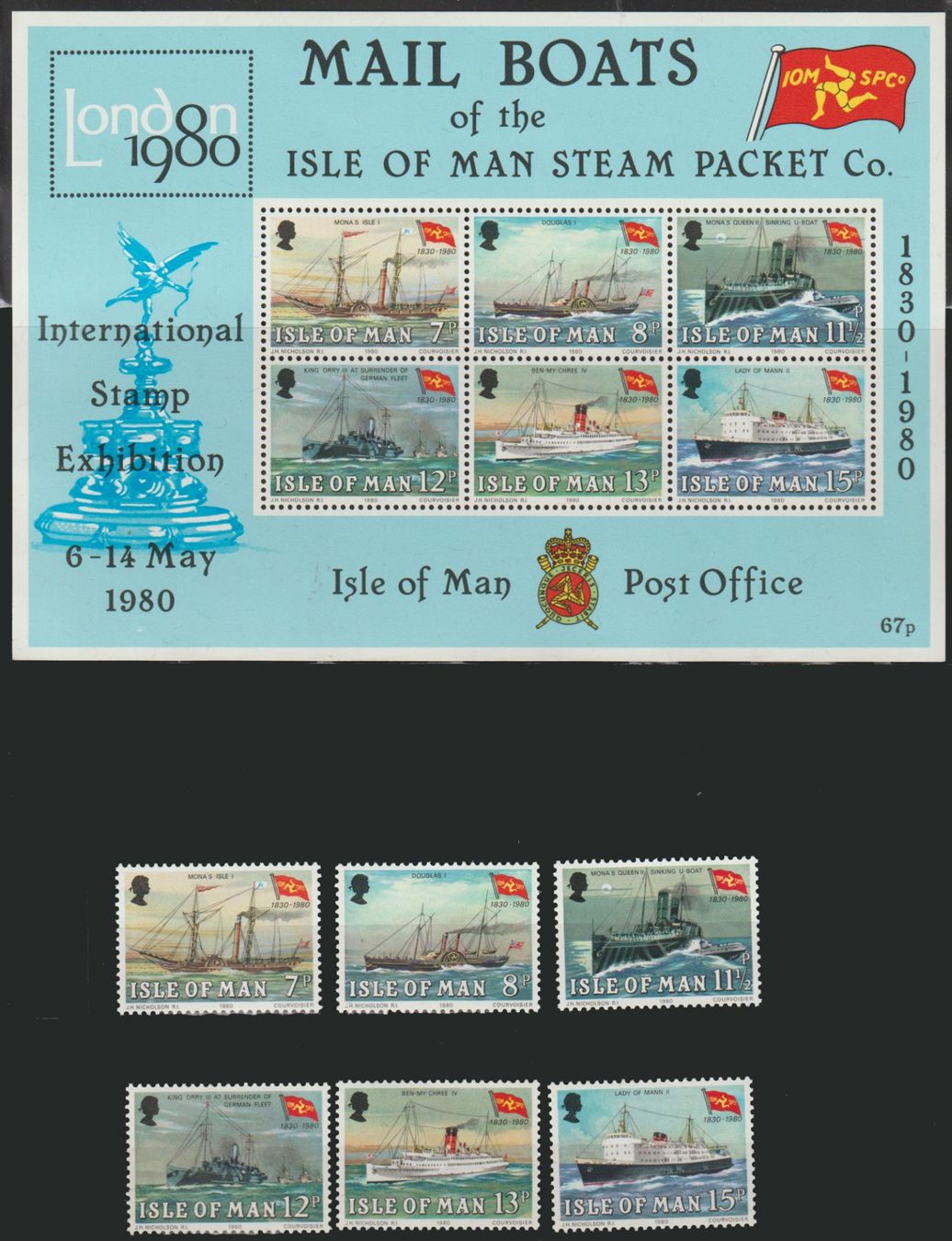 Tutti i francobolli: GB :Ile de Man Lots 1862-1992 – Nuovo e nell'imballaggio originale da Crans-Montana venduto da kira56 1