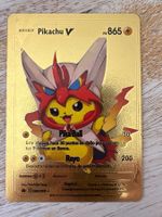 Pikachu V Karte Gold Edition
