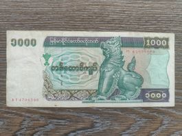 Myanmar 1'000 Kyats 1998 !!!!!!!!