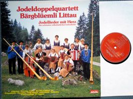 BÄRGBLÜEMLI LITTAU -JODELLIEDER MIT HERZ  LP ♪ GEWASCHEN