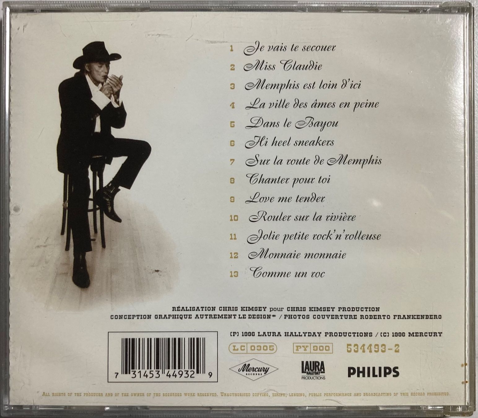 CD: JOHNNY HALLYDAY - DESTINATION VEGAS – Usato da Poliez-Pittet venduto da Newtown-Records 1