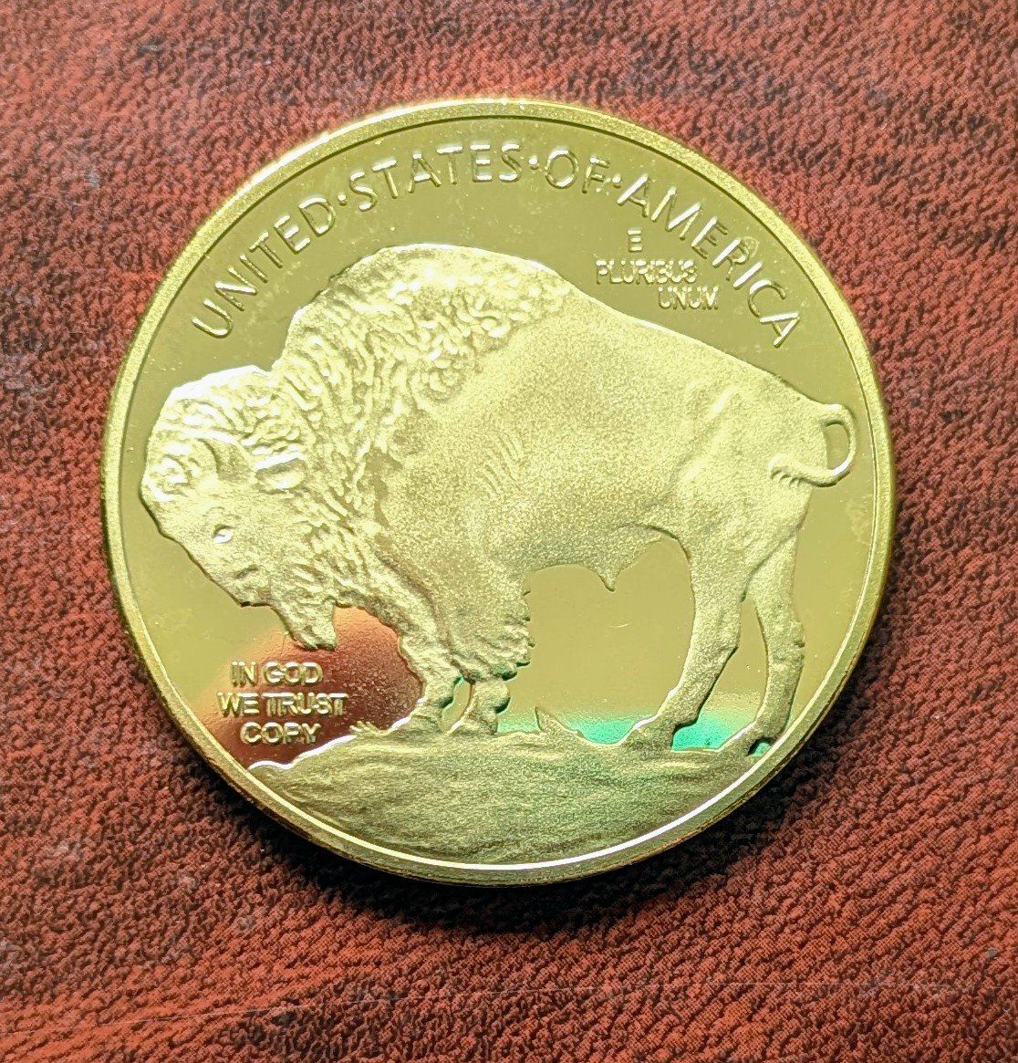 Medaglie: USA-1 Eagle Goldmedaille 2024 Replica – Nuovo e nell'imballaggio originale da Hittnau venduto da stamps_and_coins 1