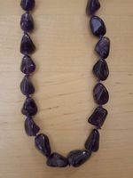 Lange Halskette aus Amethyst