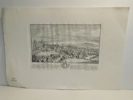 Stich original Handruck v Luzern - Nummeriert