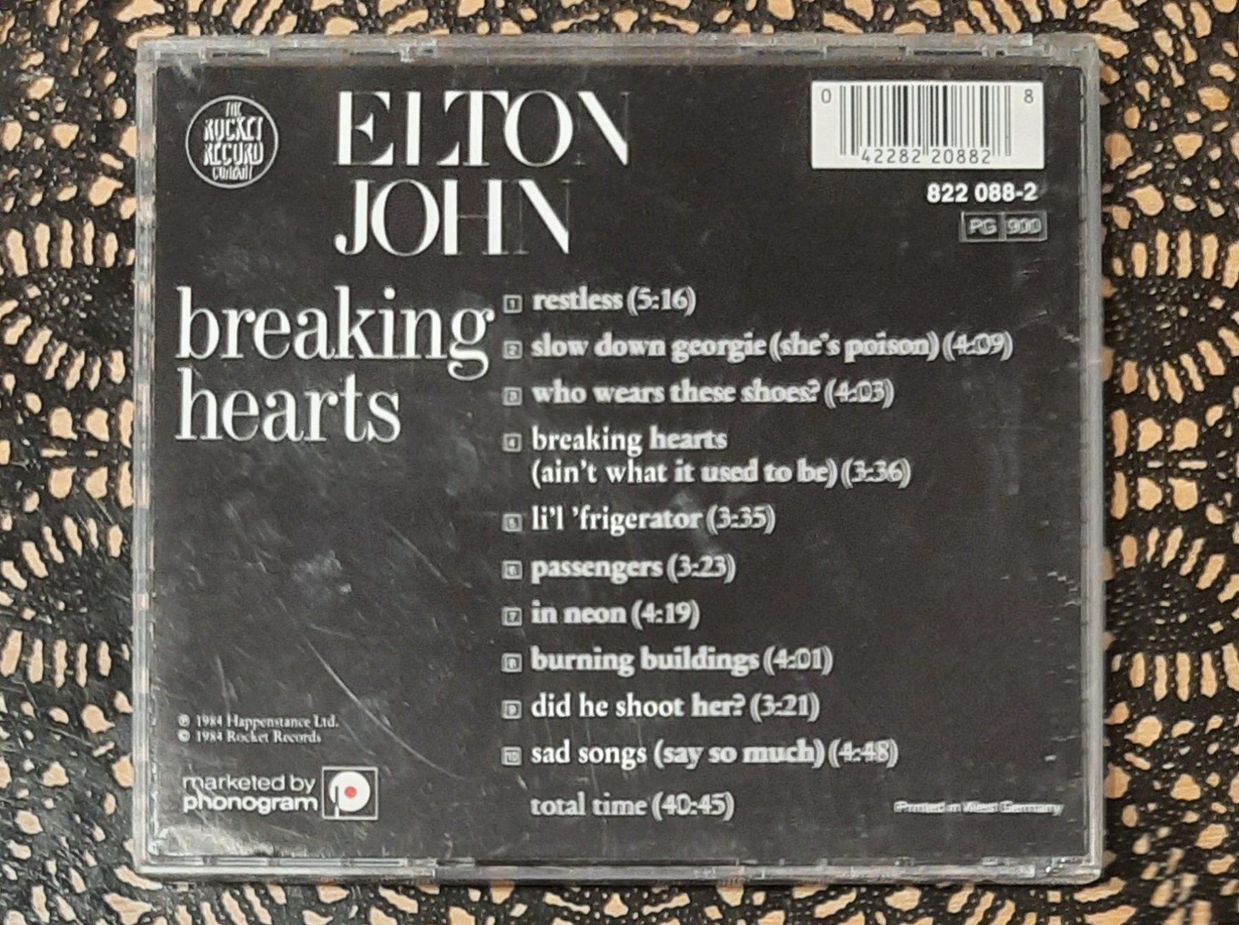 CDs: Elton John - Breaking Hearts, UK Pop Rock CD 1984 – Gebraucht aus Schönenberg TG von breiti12 1