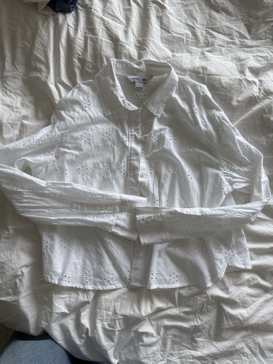 Gap Camicette: GAP Bluse weiss Gr. S – Usato da Zürich venduto da maleaaa