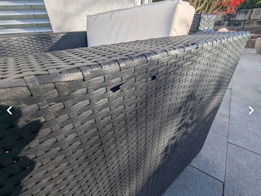 Sessel: 2-teilige Polyrattan Gartenlounge – Gebraucht aus Dättwil AG von joa_q8nx 1