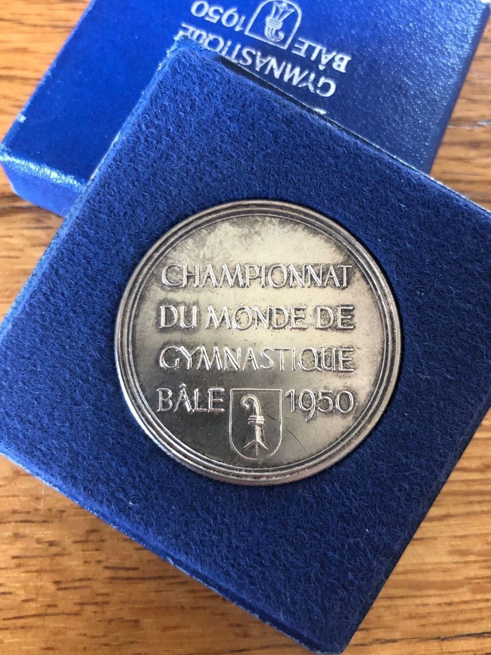 Medaglie: Weltmeisterschaft Basel 1950, Originaletui – Usato da Walenstadt venduto da Stregab 1