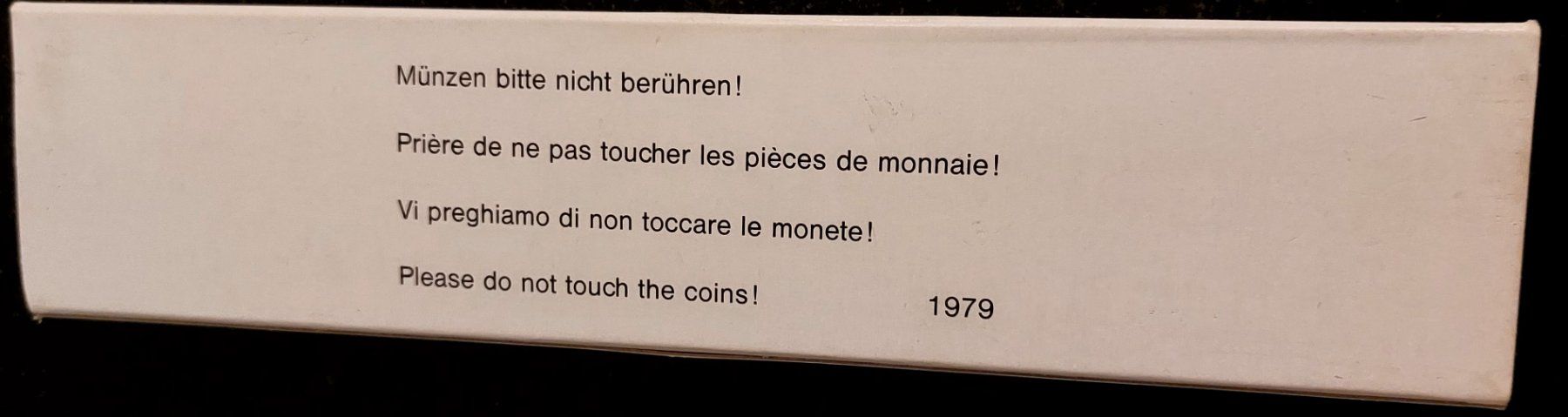 Tutti le monete: CH - Münzsatz 1979 pp – Usato da Arch venduto da moneyswiss