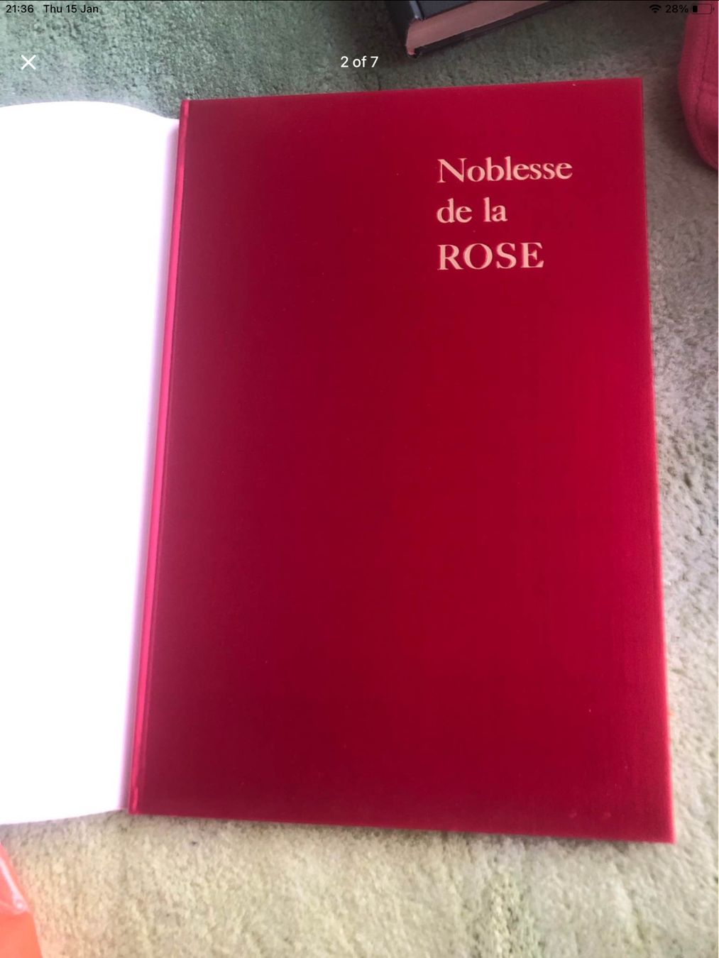 Libri: Noblesse de la Rose. 1965 – Usato da Bursinel venduto da don_ccb9 1