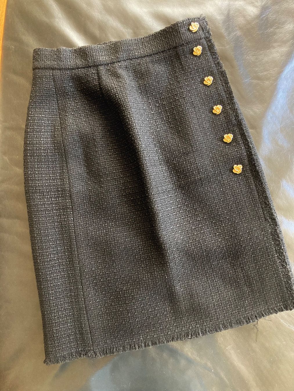 H&M Röcke: TWEED ROCK, GR.34, SCHWARZ, NEU! – Neu und originalverpackt aus Zürich von elegantissima