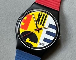 Swatch Gent Nine to Six GB117 1987 selten - Top Zustand