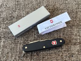 Altes Sackmesser VICTORINOX Pioneer Black neu OVP RAR