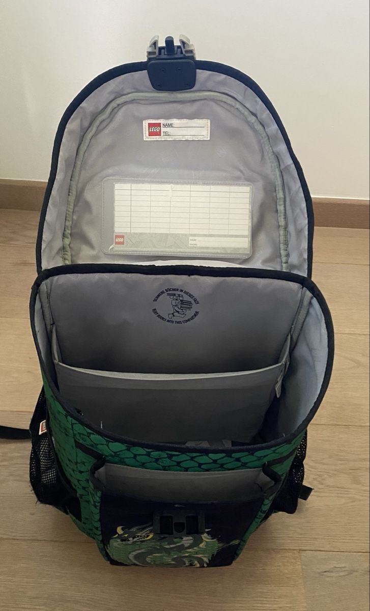 Borse & Zaini: Sac d'école Original Lego Ninjago vert! – Usato da Plan-les-Ouates venduto da jac_8n8y 2