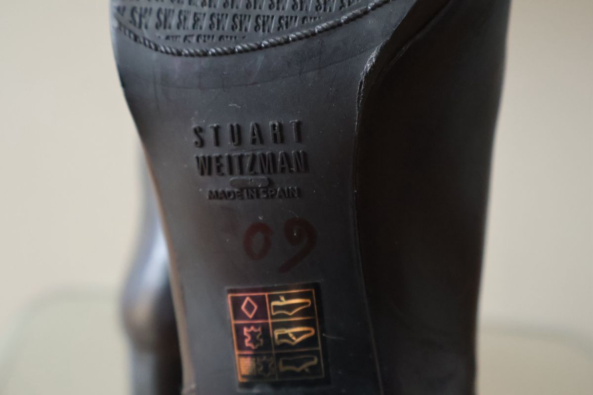 Stuart Weitzman Scarpe da donna: Stiefel Stuart Weitzman Leder Schwarz Groesse 36 – Usato da Galgenen venduto da Vintluxe 3