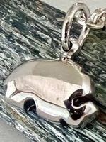 Silber925 Anhänger Charm Happy Elephant Glücksbringer massiv
