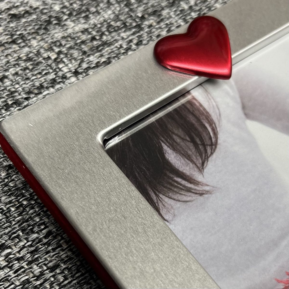 Bilderrahmen: Fotorahmen 10x15 Metall mit Herz – Neu (gemäss Beschreibung) aus Schwyz von rs-trend 2