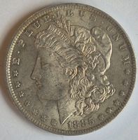 USA 1 Dollar 1885 Morgan Dollar – 900er Silber ab 1 Fr !!