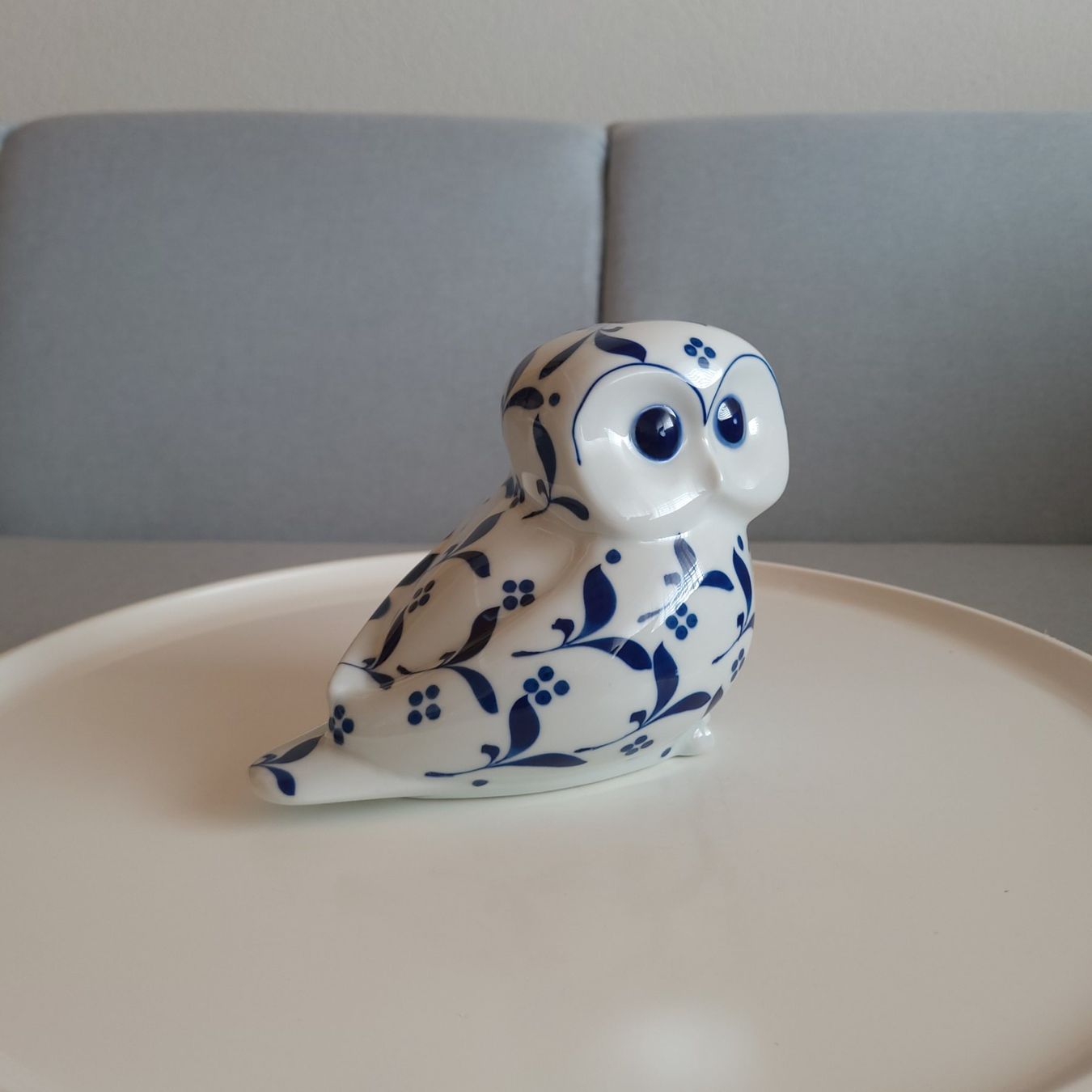 Figuren: 1986 V&B "GALLO DESIGN"  Royal Handpainted Keramik-Eule – Gebraucht aus Savièse von qm2710 2