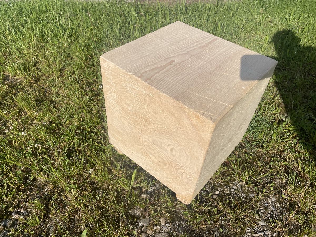 Sgabelli: Hocker / Stuhl aus vollem Holz – Usato da Au TG venduto da and_k8st 6