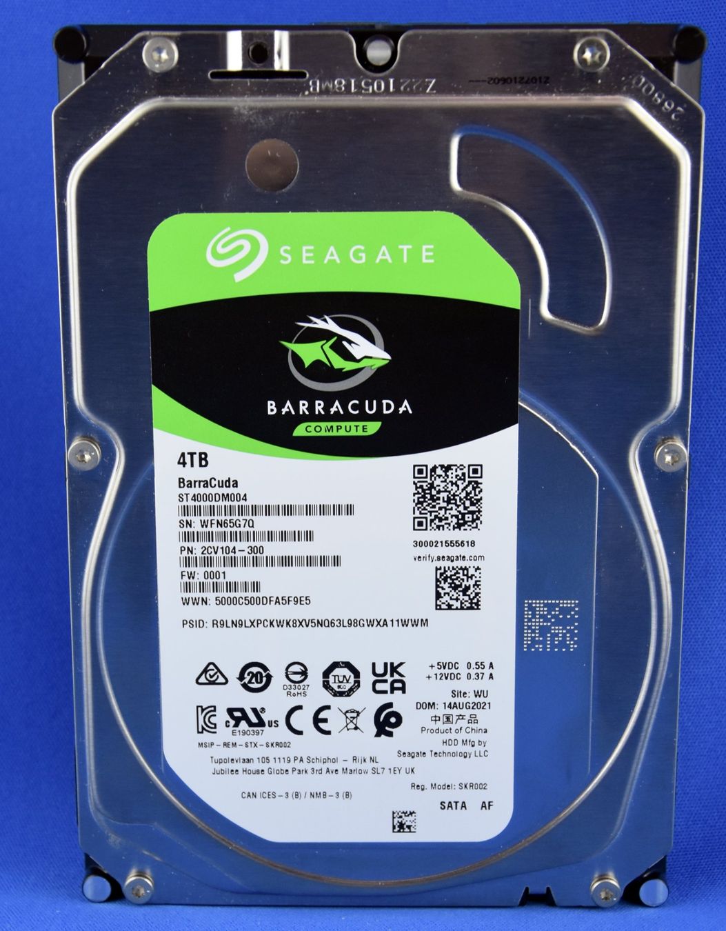 Seagate Dischi rigidi: SEAGATE BarraCuda ST4000DM004 4TB – Usato da Künten venduto da Arktisde